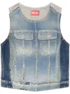 Diesel De-benedicta Tank Top In Blue