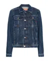 Diesel Zip Up Denim Jacket In Blue