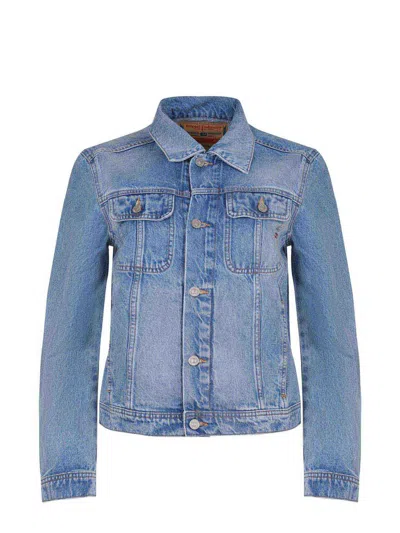 Diesel De-bonny Jacket Made Of Denim. In Blue