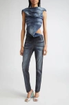 Diesel ® De-clodia Sleeveless Denim Jumpsuit
