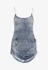 Diesel Mini Dress De-dra-short-fsg In Blue