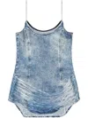 Diesel Mini Dress De-dra-short-fsg In Blue