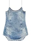 Diesel Mini Dress De-dra-short-fsg In Blue