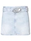 Diesel De-flip Skirt In Blue