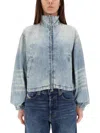 Diesel De-flowye-s Jacket In Blue