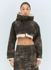 Diesel De-fu-fsf1 Jacket In Black
