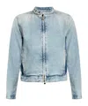 Diesel De-glory-s Denim Jacket In Blue