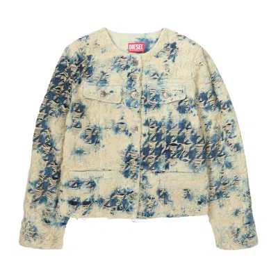 Pre-owned Diesel De Grafy Fsh Jacket 'blue' | Men's Size Xs