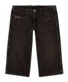 Diesel De-keate Denim Shorts In Black