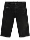 Diesel De-keate Denim Shorts In Black  