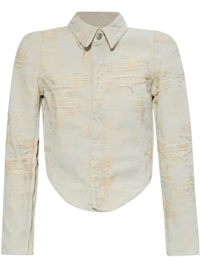 Diesel De-madeleine-fsg Shirt In Grey
