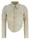 Diesel White De-madeline-fsg Shirt In Multi