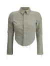 Diesel Shirt De-madeline-fsg White In White