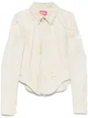 Diesel Shirt De-madeline-fsg White In Neutrals