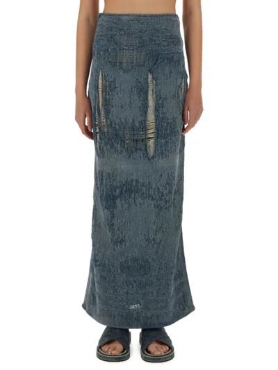 DIESEL DIESEL "DE-MEGAN-FSG" LONG SKIRT