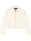Diesel White Cotton Denim Jacket In White