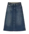 Diesel De-pago-s Long Skirt In Blue