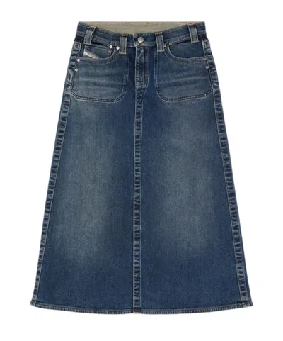 DIESEL DE-PAGO-MID-RE MIDI SKIRT