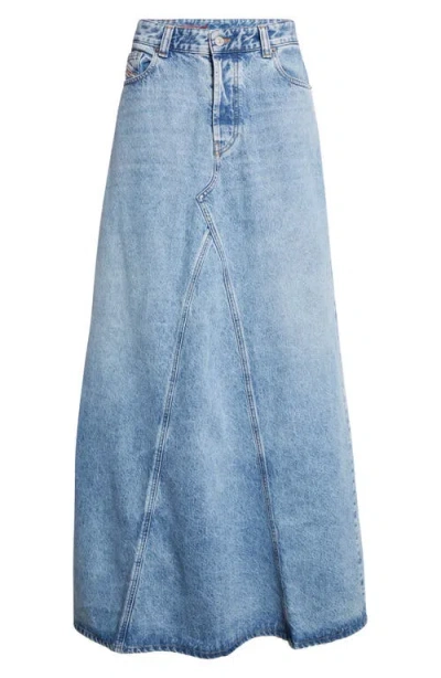 DIESEL DIESEL® DE-PAGO PANELED DENIM MAXI SKIRT