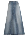 Diesel Gonna Lunga In Denim Comfort In Blue