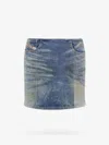 Diesel Mini Skirt By De-p In Blue