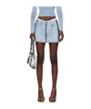 Diesel De-ron-s4 Denim Skirt Half Skirt In Blue
