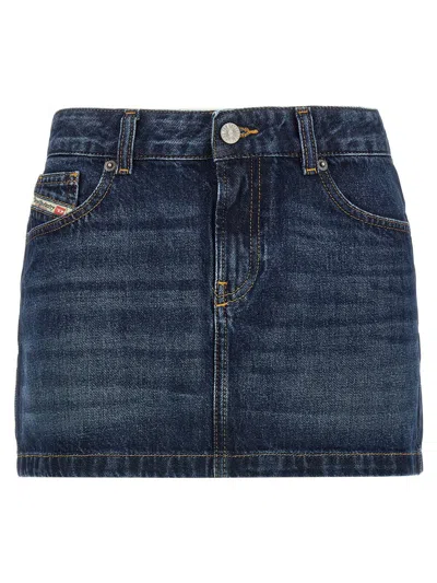 Diesel De-ron Skirt In Blue