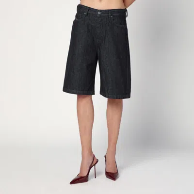 Diesel De-sire Bermuda Shorts In Dark Denim
