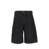 Diesel Bermuda Shorts With Back Pockets And Belt Loops
