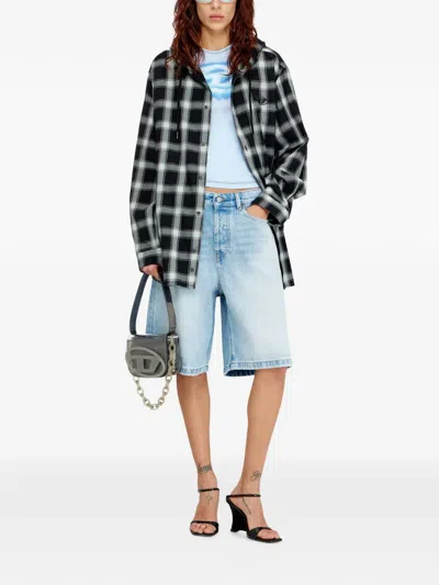 Diesel De-sire Denim Shorts In Blue