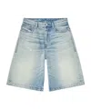 Diesel De-sire Light-wash Denim Shorts