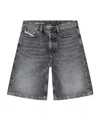 Diesel Tief Sitzende De-sire Shorts In Gray