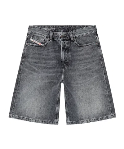 Diesel Tief Sitzende De-sire Shorts In Gray