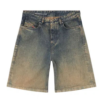 Pre-owned Diesel De Sire Short 'denim' | Blue | Women's Size 25