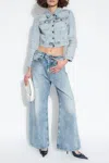 Diesel ‘de-slimmy-s' Denim Jacket In Blue