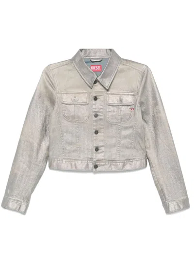 Diesel De-slimmy-s1 Jacket In White