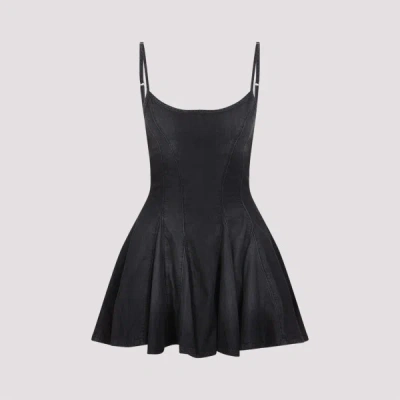 Diesel De-spoky Mini Dress Xs In Black