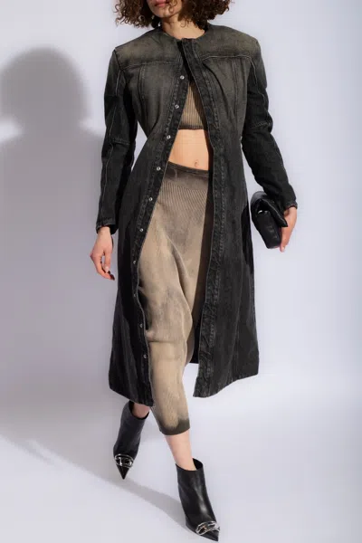 Diesel ‘de-sy-s' Denim Dress In Black
