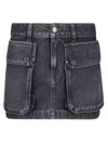 Diesel Women De-ton Denim Skirt In Blue