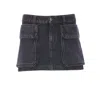 Diesel Women De-ton Denim Skirt In Denim