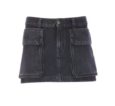 DIESEL DE-TON DENIM SKIRT