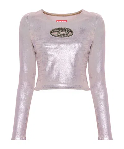 DIESEL DIESEL DE-TOP1-FSE LONG SLEEVED EMBELLISHED TOP