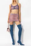 Diesel Bralette Top In Pink