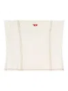 Diesel De-ville Strapless Top In White