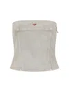 Diesel De-ville Top In Light Blue