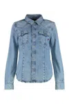 Diesel De-waves Denim Shirt In Blue