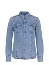 Diesel De-waves Shirt Made Of Denim.