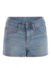 Diesel De-yuba Denim Shorts In Denim Azzurro