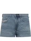 Diesel De-yuba Denim Shorts In Blue