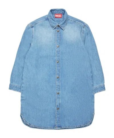 Diesel Debbli Dress In Blue